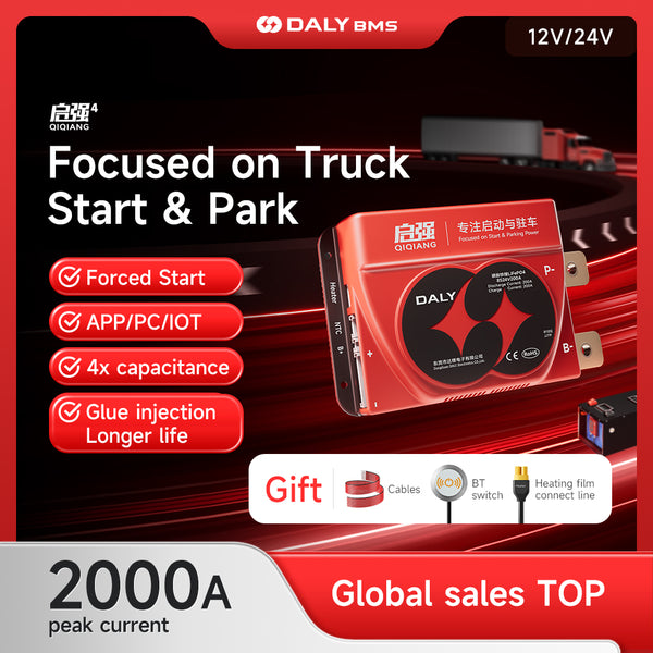 Daly Smart Bms 4S 8S LiFepo4 Battery 18650 BMS Voltage 24V 48V 100A 150A for TRUCK STARTING